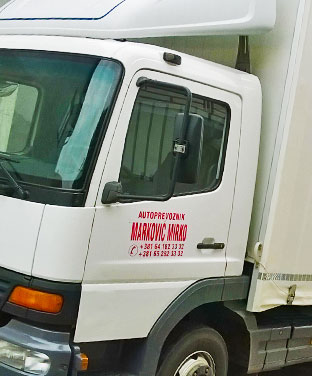 prevoz kamionom
